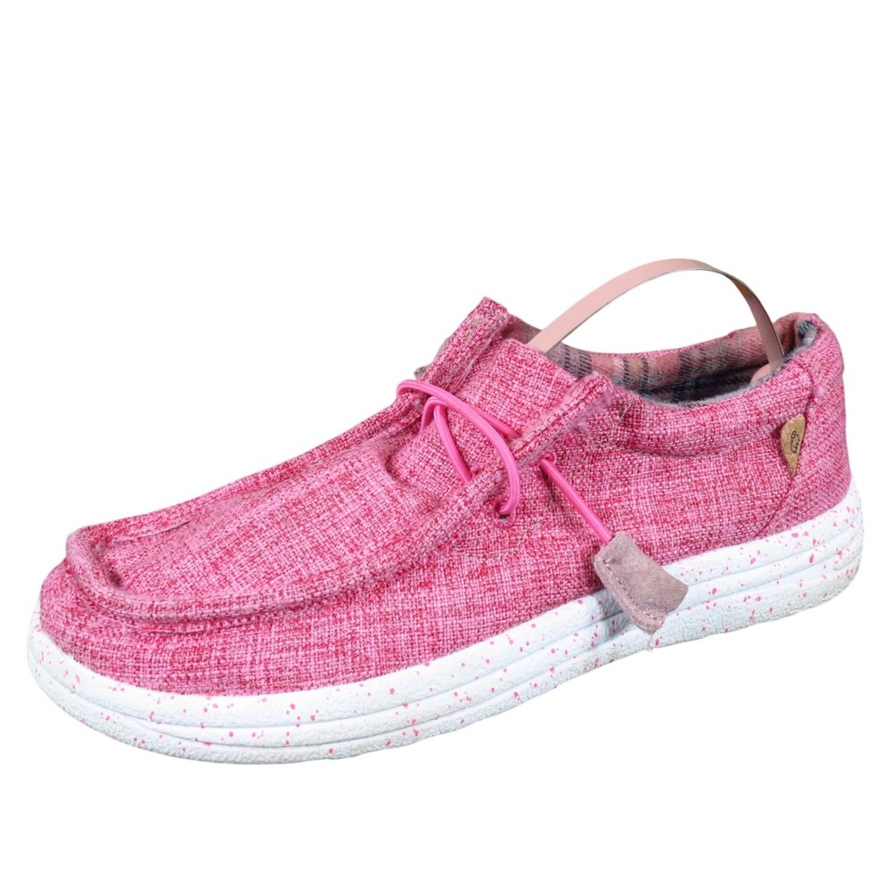Lamo Paula Womens Loafer Shoes Size 6 Casual Comfort Slip On Pink‎ Fabric